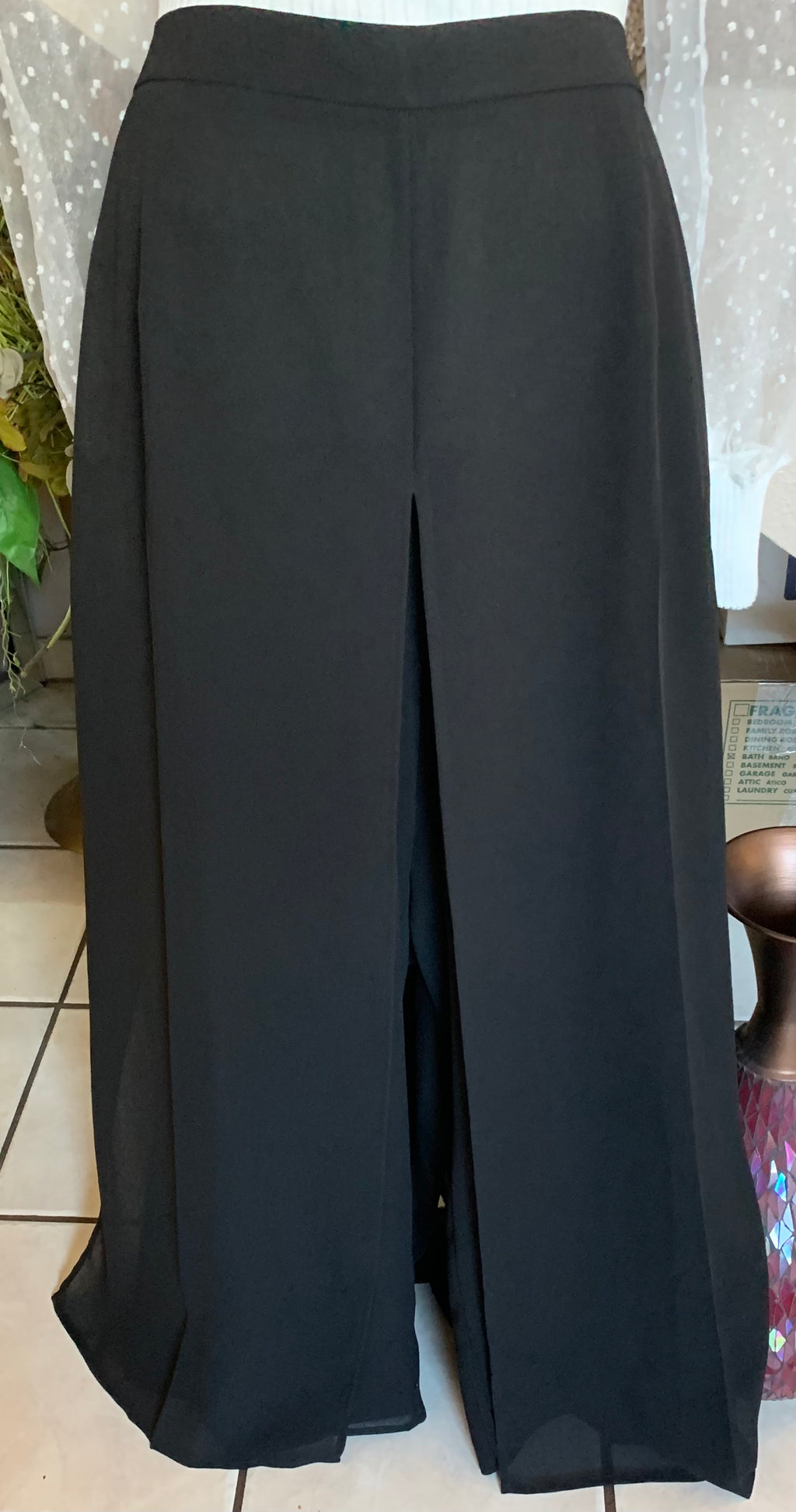 Beautiful Black Sheer Wide Leg Pants