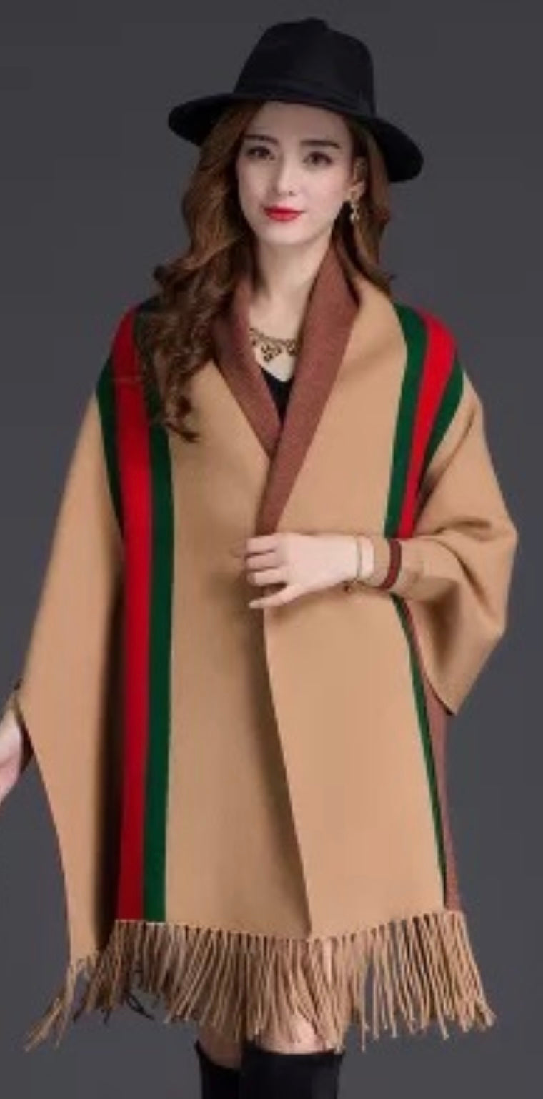 Beautiful Tan Gucci Inspired wrap