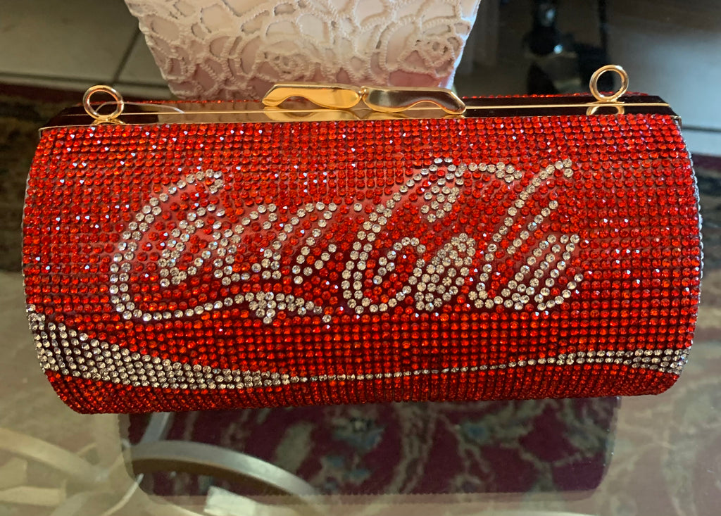 Beautiful Red Bling Coca Cola clutch