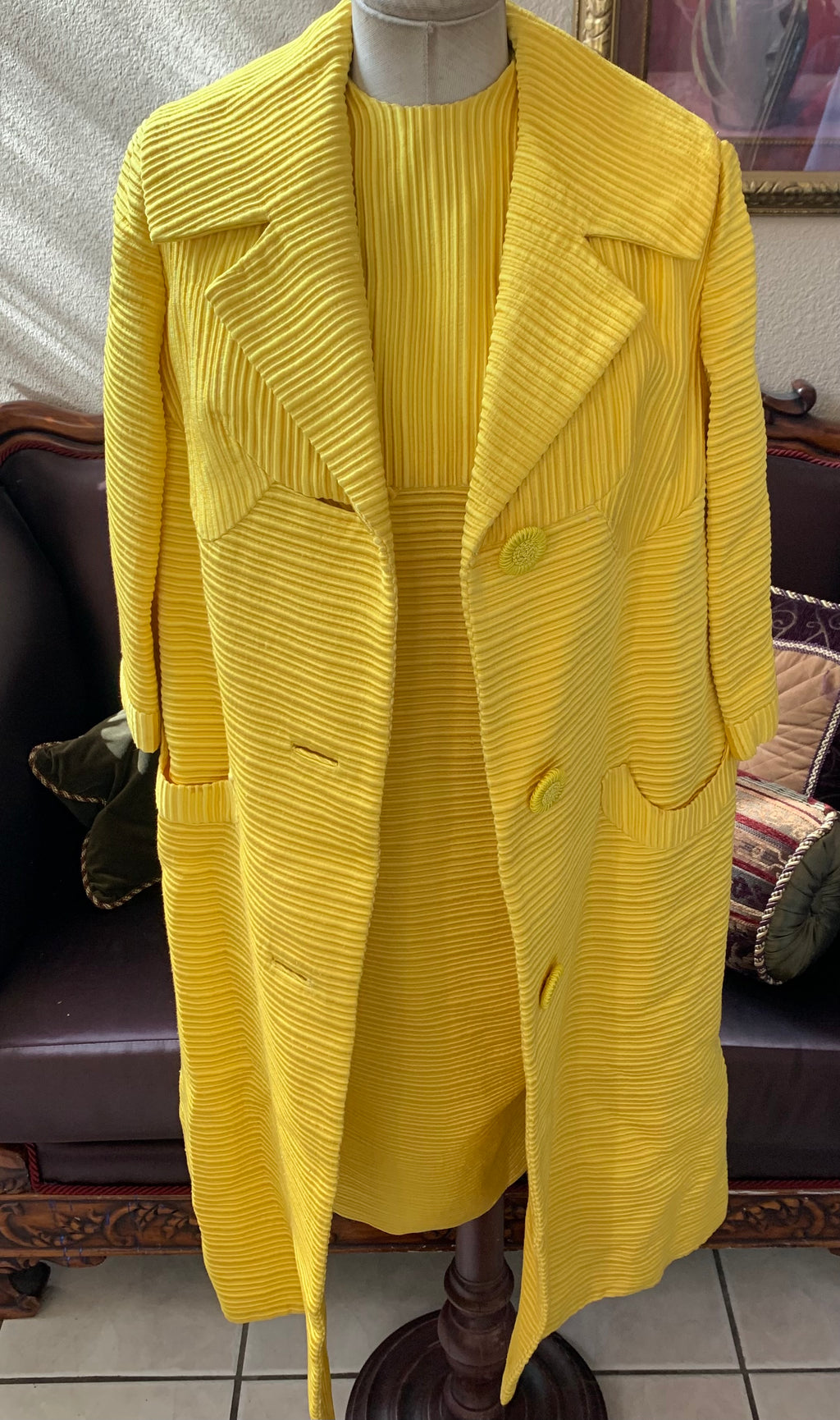 Beautiful Mustard Dress with Jacket