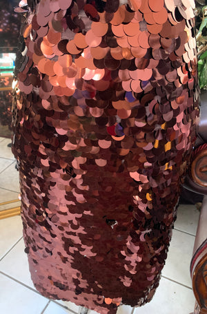 Beautiful Rust Sequins skirt