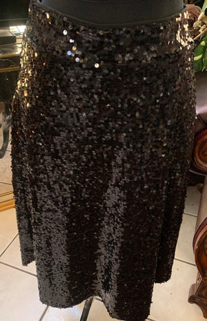 Beautiful Black Sequins Skirt