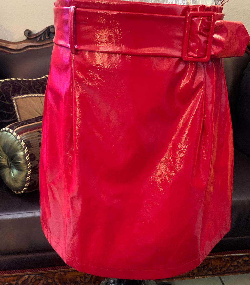 Beautiful Red Vegan Leather