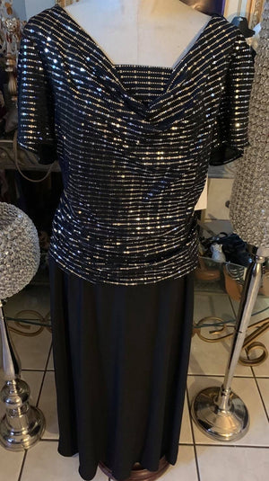 Black & Silver Dress