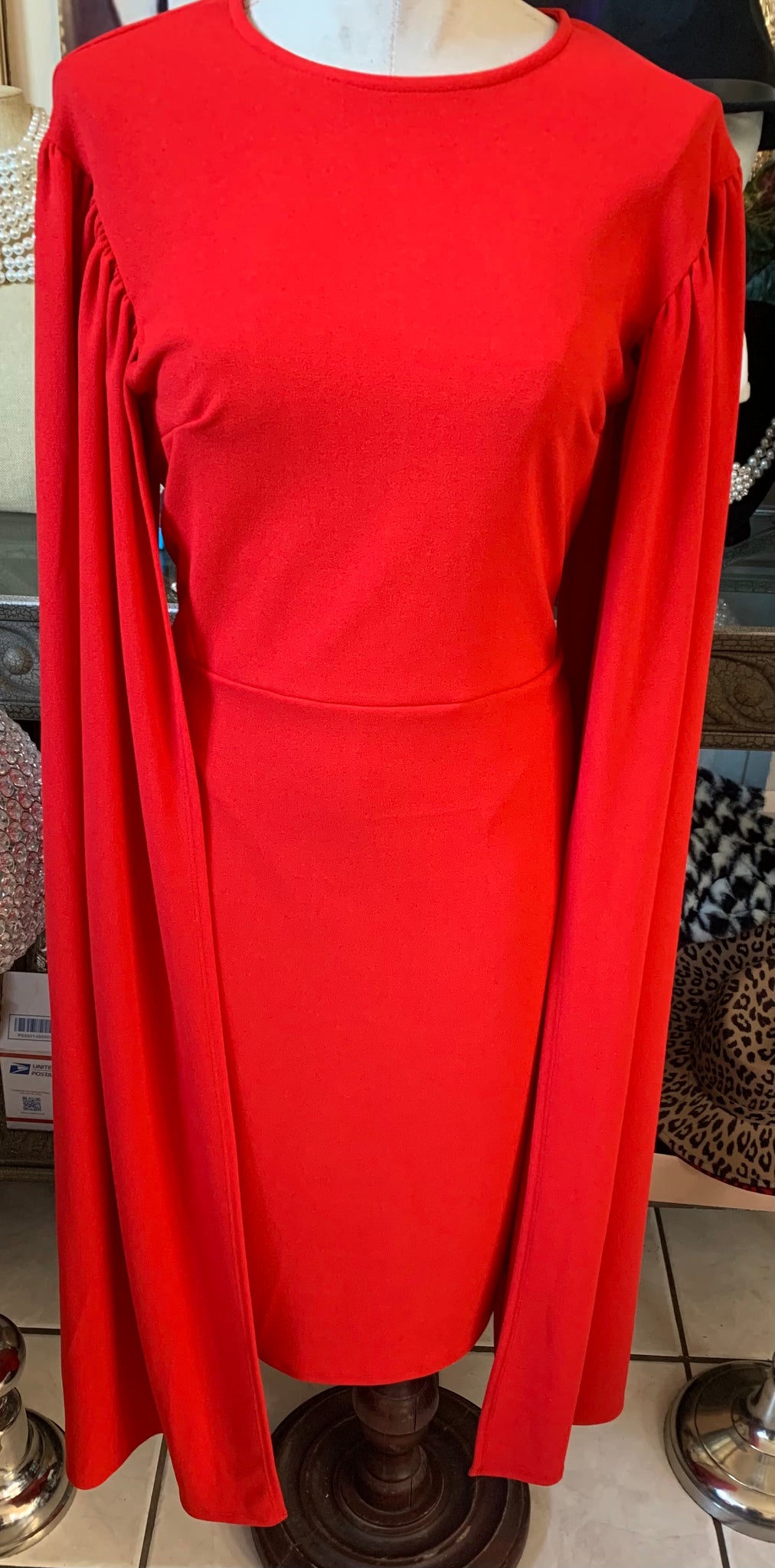 Beautiful Red Ange Wings Dress